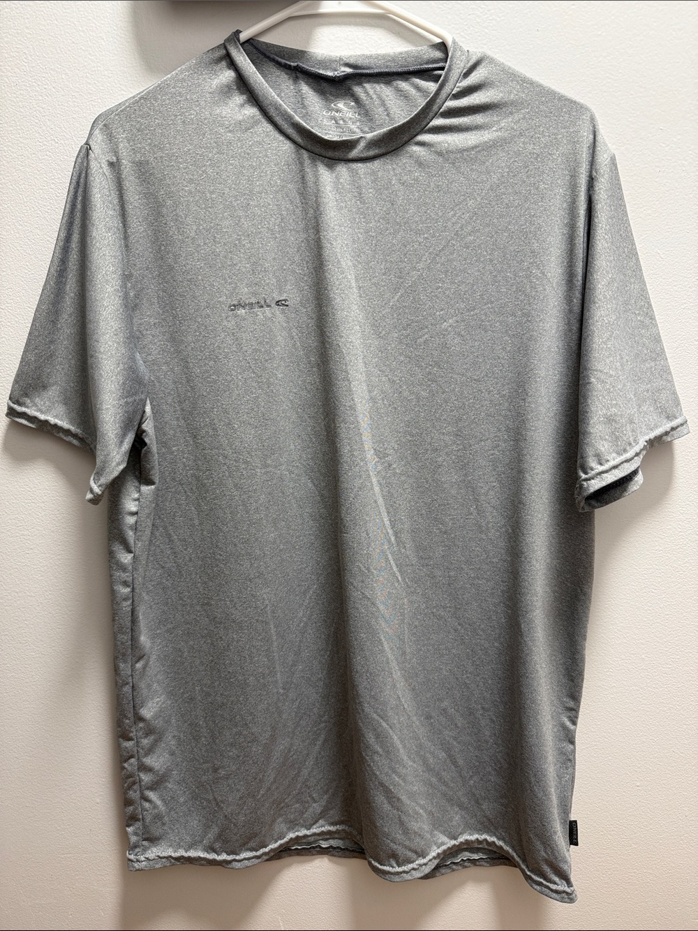 O'Neill Men's Short Sleeve Rash Guard - Silver Gray